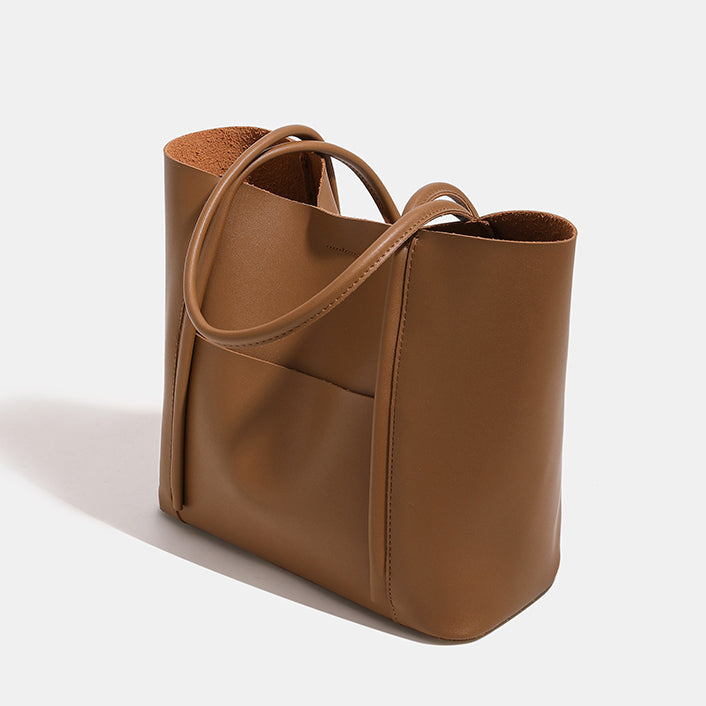Women Large Commuting Soft Leather Tote