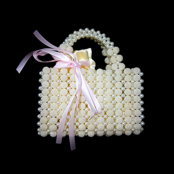 Handmade Myrica Rubra Pearl Beaded Bag