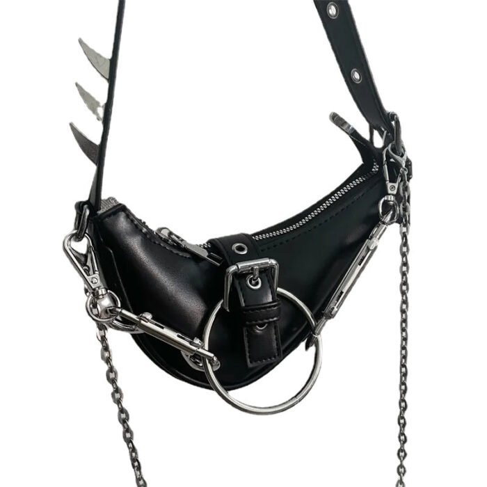 Punk Rivets Gothic Rock Metal Mini Handbags