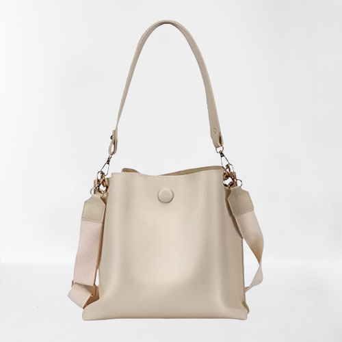 The Brown Cute Cross Body Hobo Bucket Bag with Inner Wallet