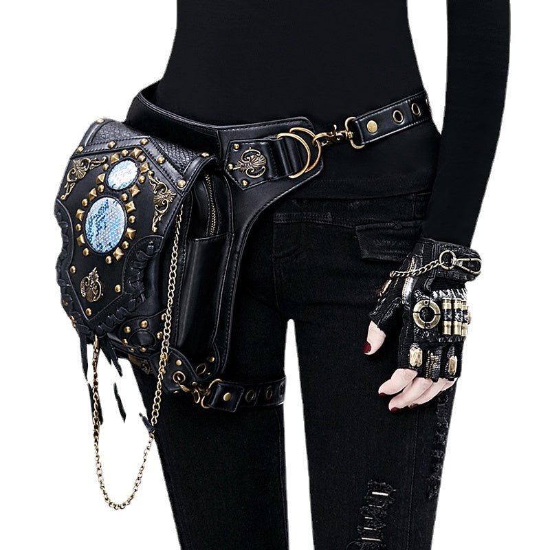 Gear Duke Steampunk Gothic Fanny Pack Purse