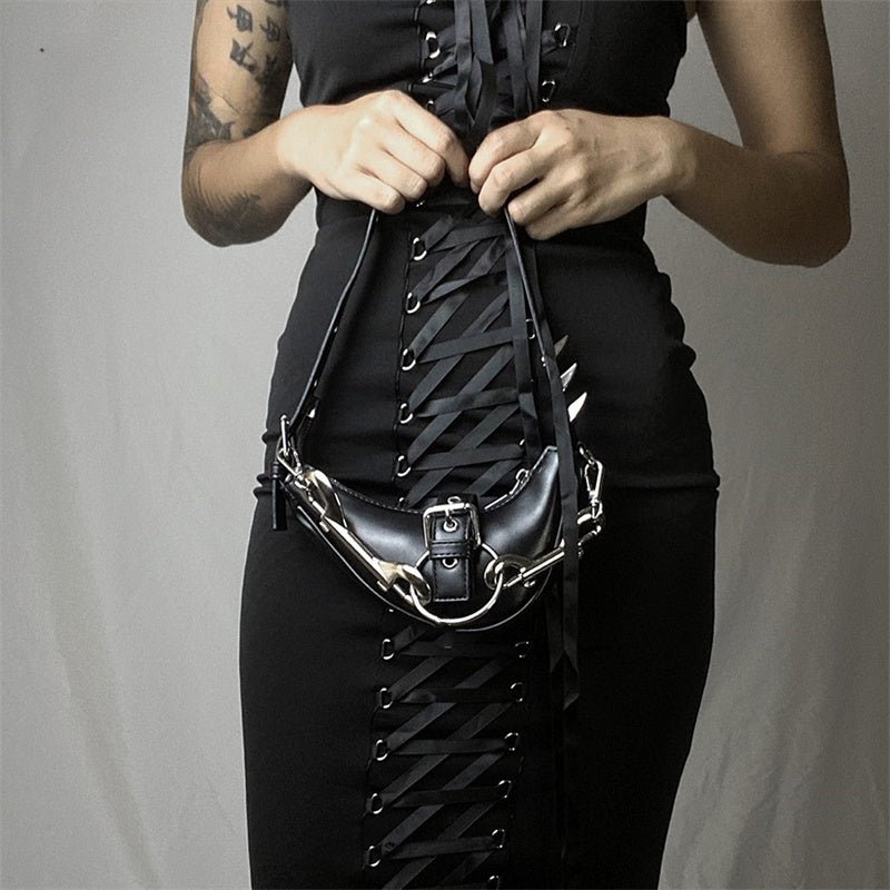 Punk Rivets Gothic Rock Metal Mini Handbags