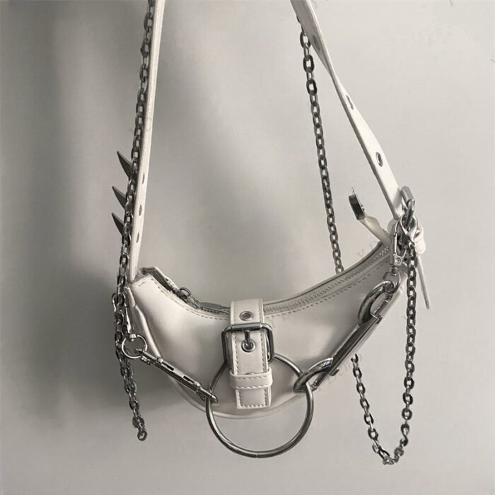 Punk Rivets Gothic Rock Metal Mini Handbags