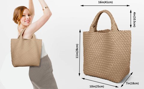 Handmade Beach Vegan Woven Bag with Purse