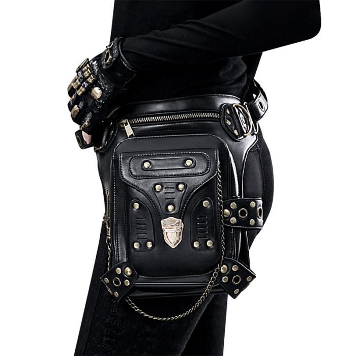 Gear Duke Steampunk Gothic Fanny Pack Purse