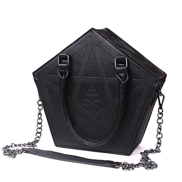 Pentagram Dark Gothic Shoulder Purse Bag