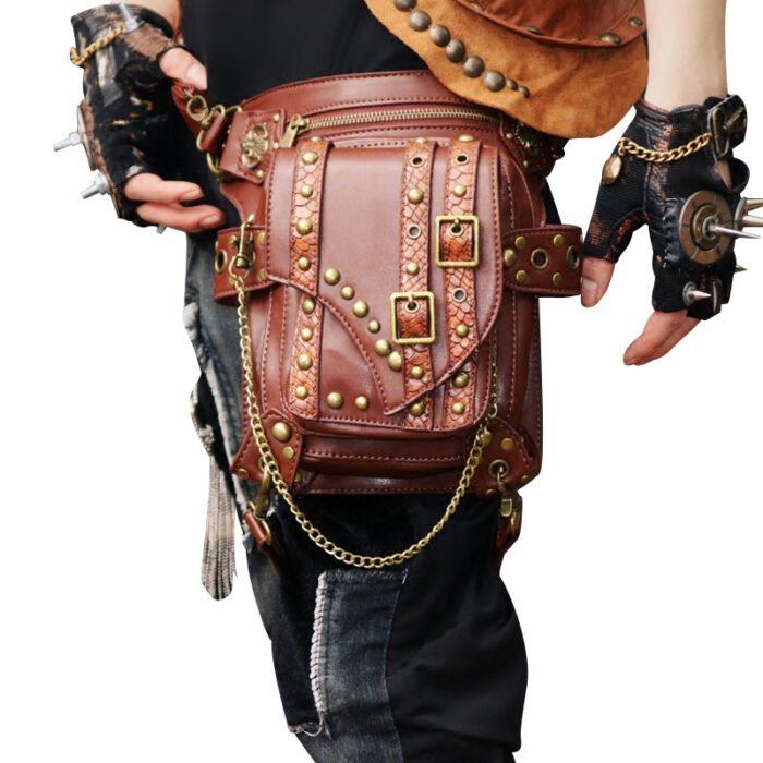 Gear Duke Steampunk Gothic Fanny Pack Purse