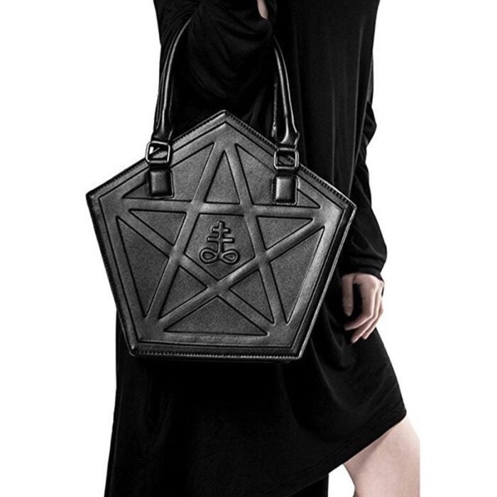 Pentagram Dark Gothic Shoulder Purse Bag