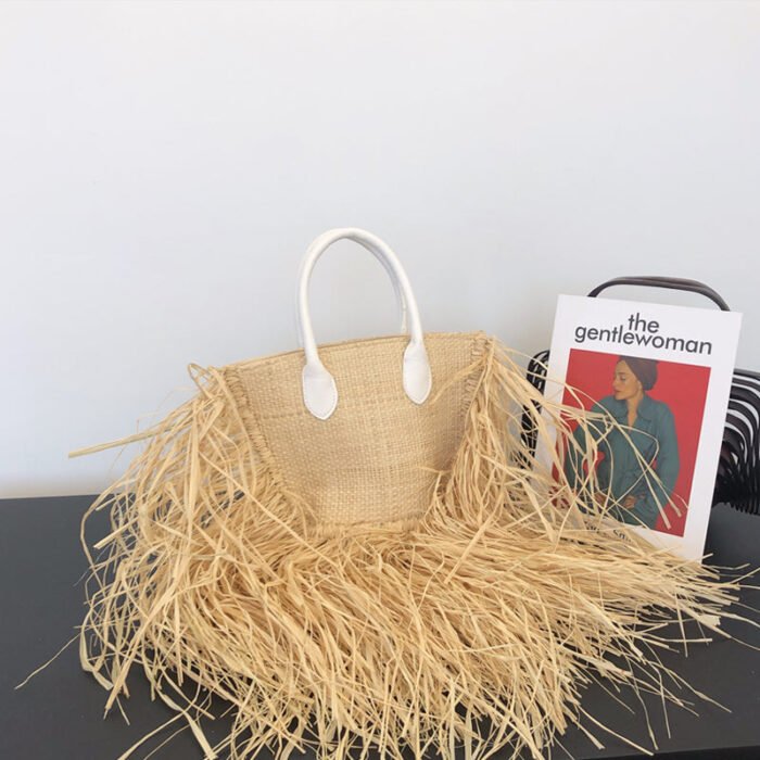 Tassel Straw Woven Handbag New Travel Bag 2023