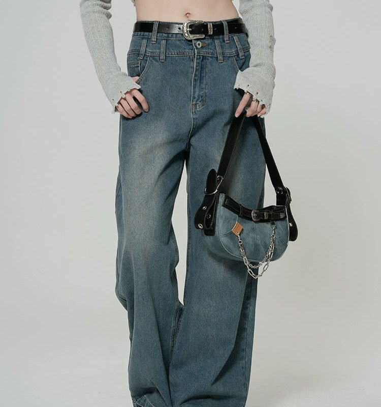 Sweet and Cool Girl Jeans Bag City Roaming