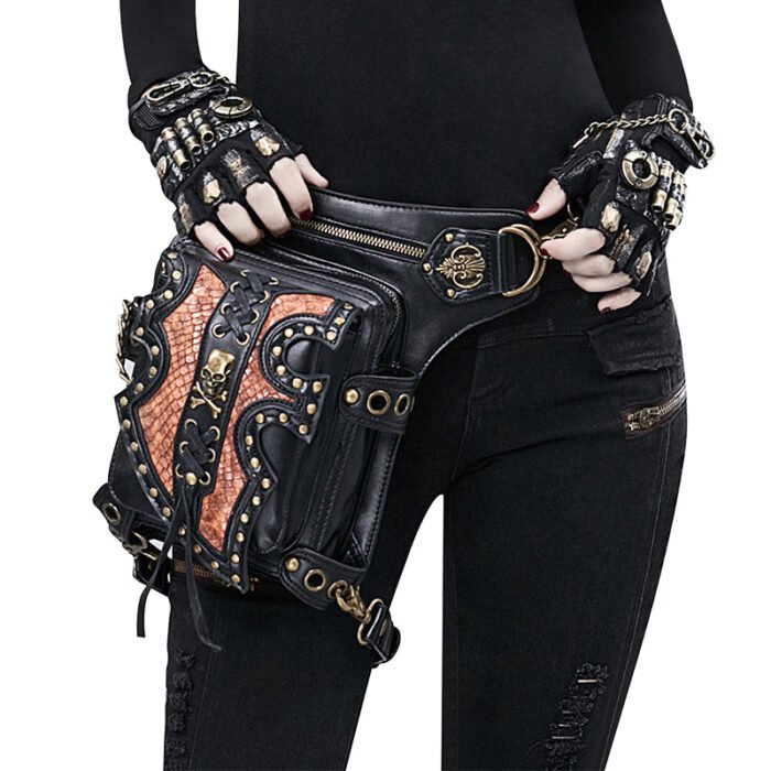 Gear Duke Steampunk Gothic Fanny Pack Purse