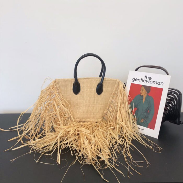 Tassel Straw Woven Handbag New Travel Bag 2023