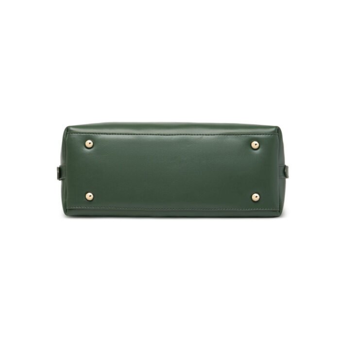 Green Handbag Real Skin Genuine Leather Bag