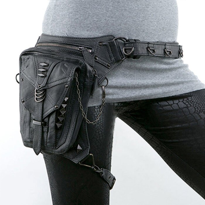 Gear Duke Steampunk Gothic Fanny Pack Purse