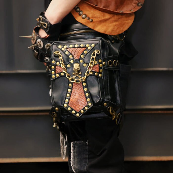 Gear Duke Steampunk Gothic Fanny Pack Purse