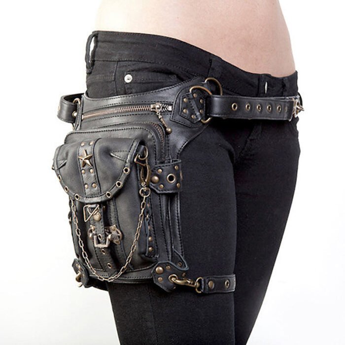 Gear Duke Steampunk Gothic Fanny Pack Purse