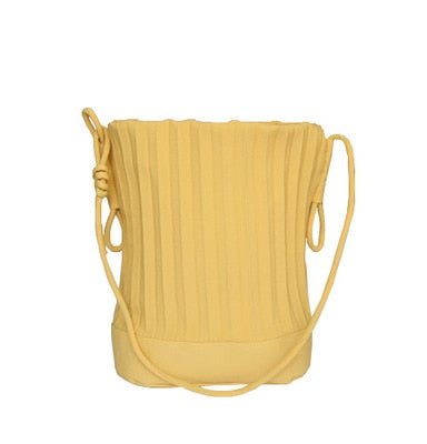 Rope Capacity Bucket Pleated Bags for Travel